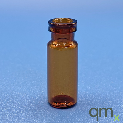 Qmx Laboratories - 2ml_Amber_Glass_12x32mm_11mm_Snap_Crimp_vial